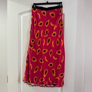 Corey Lynn Calter Vibrant Papaya Skirt